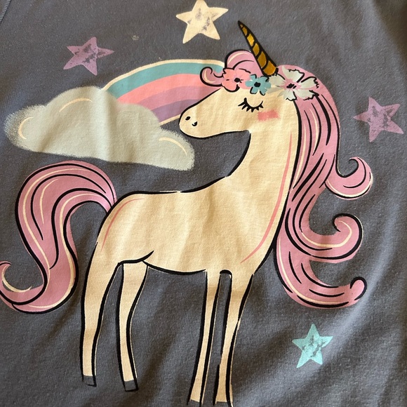 Lucky Brand Shorts & Unicorn Top Set - Picture 2 of 7